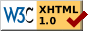 Valid XHTML 1.0 Strict